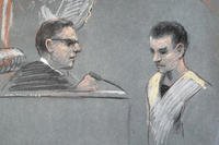 Air National Guardsman Jack Teixeira appears in U.S. District Court in Boston.