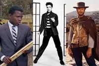 Sidney Poitier Elvis Presley Clint Eastwood