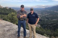 Marine Corps General James Conway and Master Sergeant Blaine Scott. (Photo: Ho Lin, Military.com)