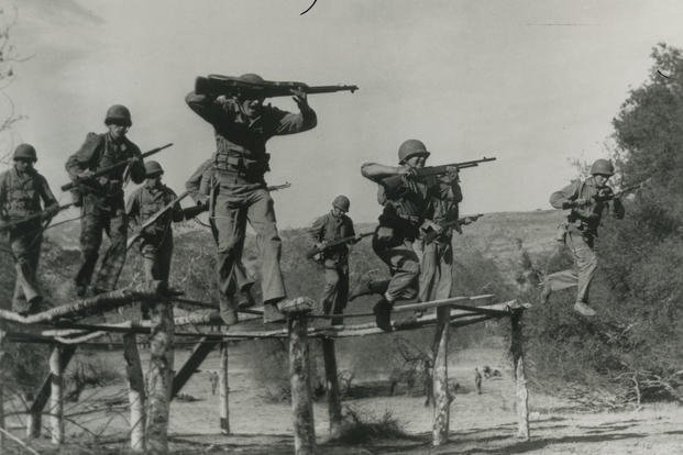 Marine Raiders shown at Camp Pendleton.