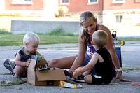 Family visits the Exceptional Family Member Program