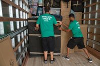 Contracted personnel perform an accountability assessment and pack items